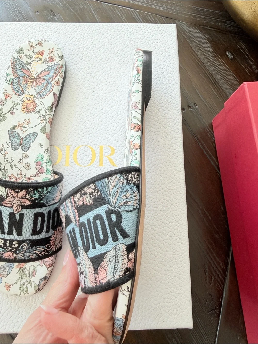 Dior Butterfly Sandal Slides